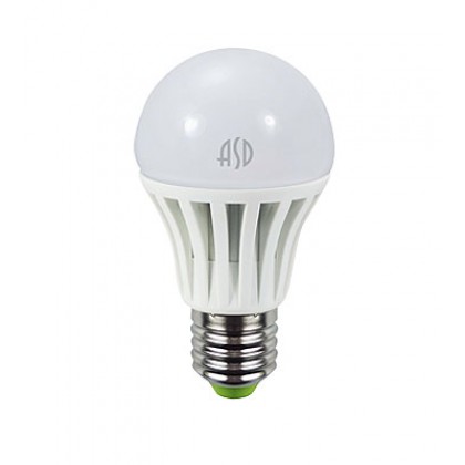Лампа светодиодная LED-A60-econom 7Вт 220В Е27 3000К 600Лм ASD