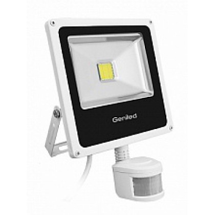 Светодиодный прожектор Geniled СДП-Д20W 4700K, 1650 Лм, IP65, 185x90x255мм с датчиком движения