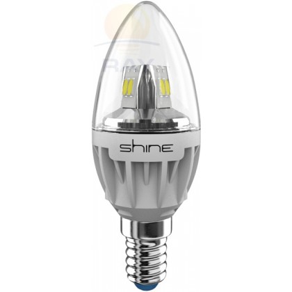 Светодиодная лампа Shine Crystal C Dimm. 4W E14