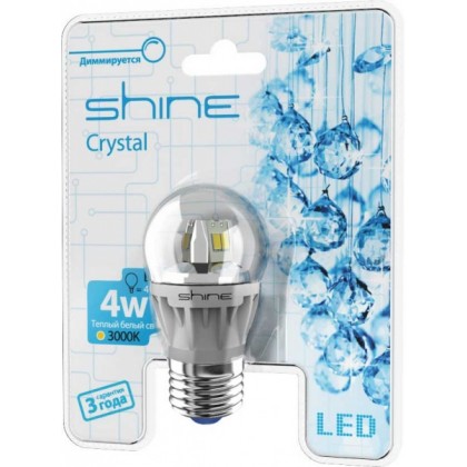Светодиодная лампа Shine Crystal B Dimm 4W E27