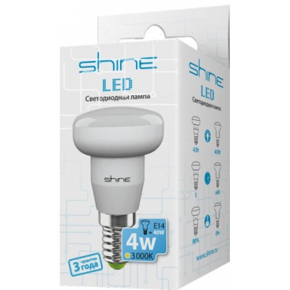 Светодиодная-лампа-Shine-R39-4W-E14