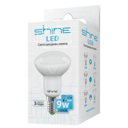 Светодиодная-лампа-Shine-R50-9W-E14