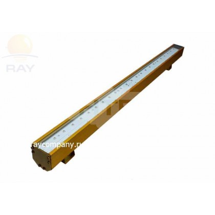 Светодиодный линейный светильник Luxury L1000 P-02 48W 220V IP65 NI (Линза)