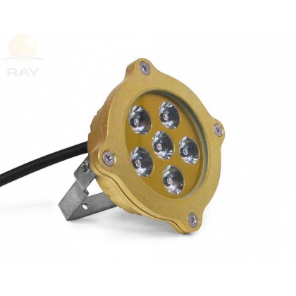 Подводный светильник SLW-07 DC12V 6W IP68 (RGB)(D-08-L) 45'